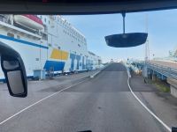 Schweden Rad 2024: Auffahrt zur Fähre 