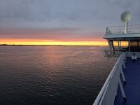 Sonneuntergang über dem Großen Beld