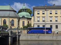 Treffpunkt am Hafenkanal in Göteborg