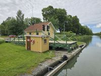 Schiebebrücke am Kanal