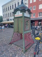 Schweden Rad 2024: Malmö - alte Reichstelefonzelle