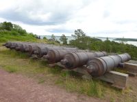 Åland: Kanonen bei Bomarsund