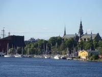 Einfahrt in Stockholm