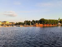 Schweden. Abendstimmung in Jönköping