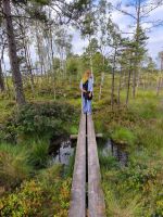 Schweden. Moorwanderung im Nationalpark