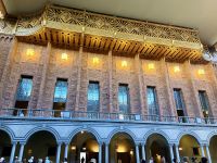 Göta-Kanal Stockholm Rathaus Goldene Wandverkleidung