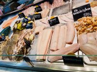 Göta-Kanal Stockholm Markthalle Saluhall - Köstlicher Speisefisch