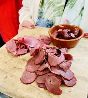 Göta-Kanal Stockholm Markthalle Saluhall - Wir verkosten Elch und Rentier