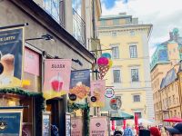 Göta-Kanal Stockholm -  Malerische Gassen in der Altstadt Gamla Stan