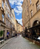 Göta-Kanal Stockholm -  Die Gassen der Altstadt laden zum Bummeln ein