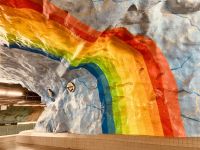 Göta-Kanal Stockholm -  Kunst in der U-Bahn Station Stadion