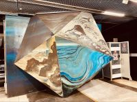 Göta-Kanal Stockholm -  Kunst in der U-Bahn Station Tekniska Högskolan