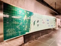  Göta-Kanal Stockholm -  Kunst in der U-Bahn Station  Universitetet