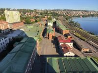 Schweden. Jönköping. Blick auf das Streichholz-Kulturzentrum