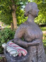 Schweden. Gränna. Amalia Eriksson, die Erfinderin der Zuckerstangen