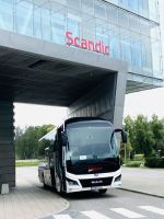Göta-Kanal Stockholm - Der Transferbus erwartet uns
