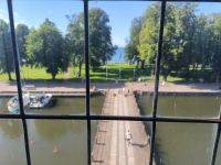 Schweden. Blick aus Schloss Vadstena  