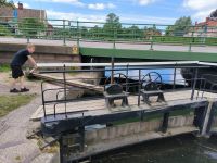 Schweden. Schleuse am Göta-Kanal