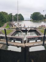 Schweden. Auf dem Göta-Kanal