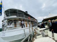 Göta Kanal Kreuzfahrt - Liegeplatz in Stegeborg