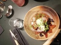 Abendessen im Hotel in Stockholm