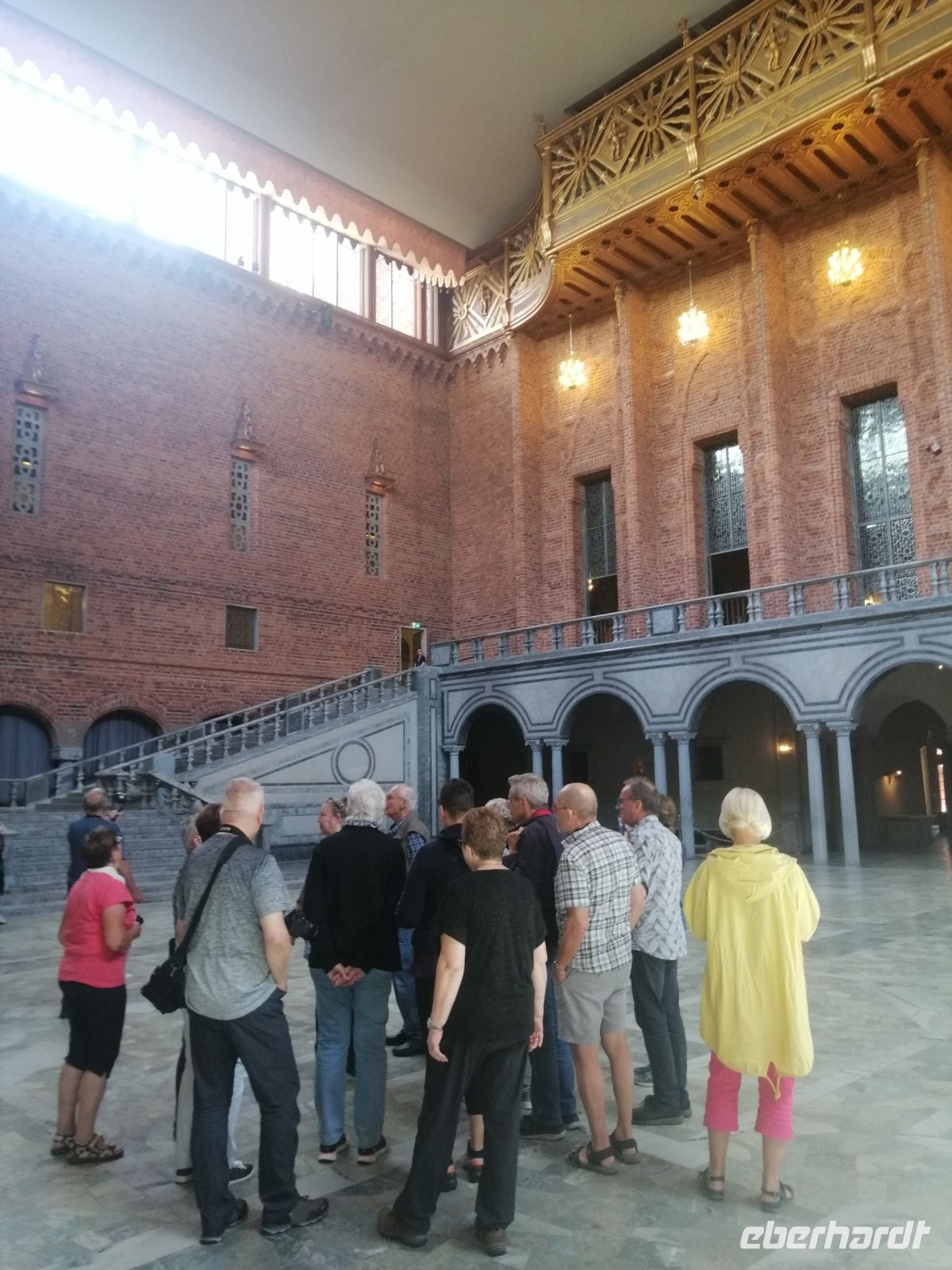 Führung im Rathaus von Stockholm