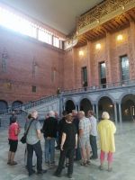 Führung im Rathaus von Stockholm