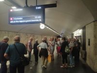 U-Bahnfahrt in Stockholm