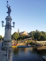 Stadtführung durch Stockholm, im Hintergrund - Nordisches Museum