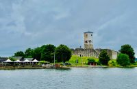 Göta Kanal Kreuzfahrt - Schloßruine in Stegeborg