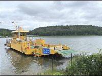 Göta Kanal Kreuzfahrt - Fähre in Stegeborg