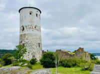 Göta Kanal Kreuzfahrt - Schloßruine in Stegeborg