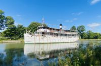 Göta Kanal Kreuzfahrt - Begegnung mit MS Juno