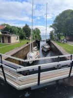 Schweden. Motala. Borenshult Schleuse