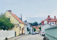 Göta Kanal Kreuzfahrt - Vadstena Ortsmitte