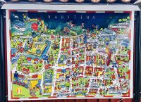 Göta Kanal Kreuzfahrt - Vadstena Stadtplan