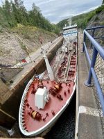 Göta Kanal Kreuzfahrt - Schleuse Trollhättan- Kanal