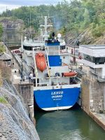 Göta Kanal Kreuzfahrt - Schleuse Trollhättan- Kanal