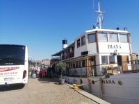 Einschiffung auf MS Diana in Stockholm