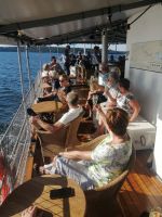 Sektempfang auf MS Diana am ersten Tag