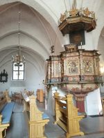 Mittelalterliche Backsteinkirche in Söderköping
