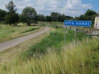 Spaziergang am Göta Kanal bei Söderköping