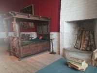 Führung durch die Festung in Vadstena: das Schlafzimmer