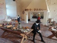 Führung durch die Festung in Vadstena: die Küche