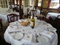 unser Abendessen auf MS Diana