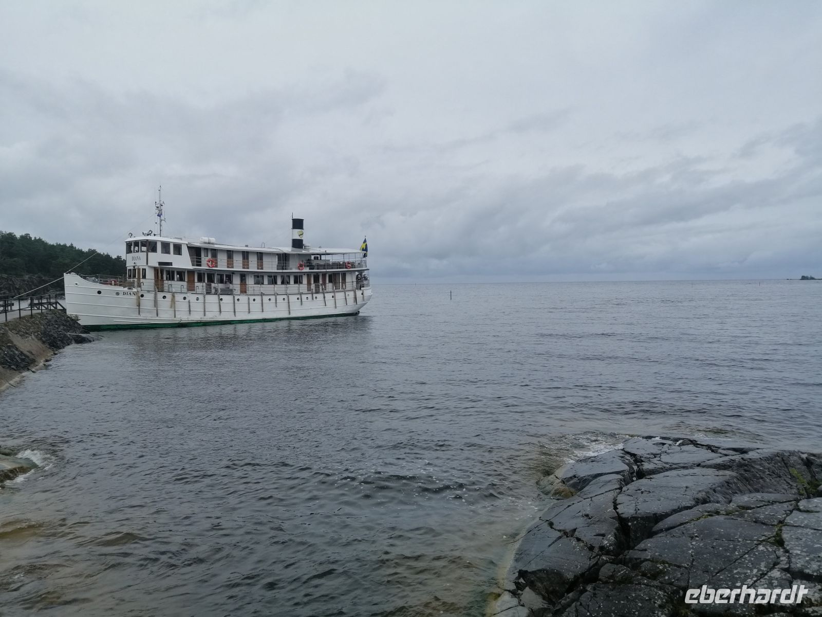 Anlegestelle am Schloss Läckö