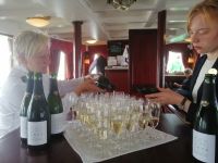 Sektempfang am Kapitänsdinner