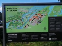 Infostand zum Trollhättan Kanalpark