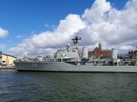 Ankunft in Göteborg: Museumsschiff