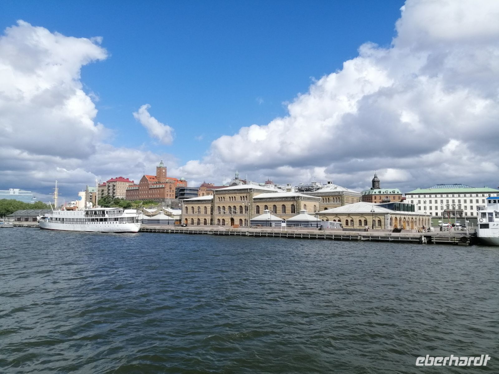 Ankunft in Göteborg: Hafenspeicher